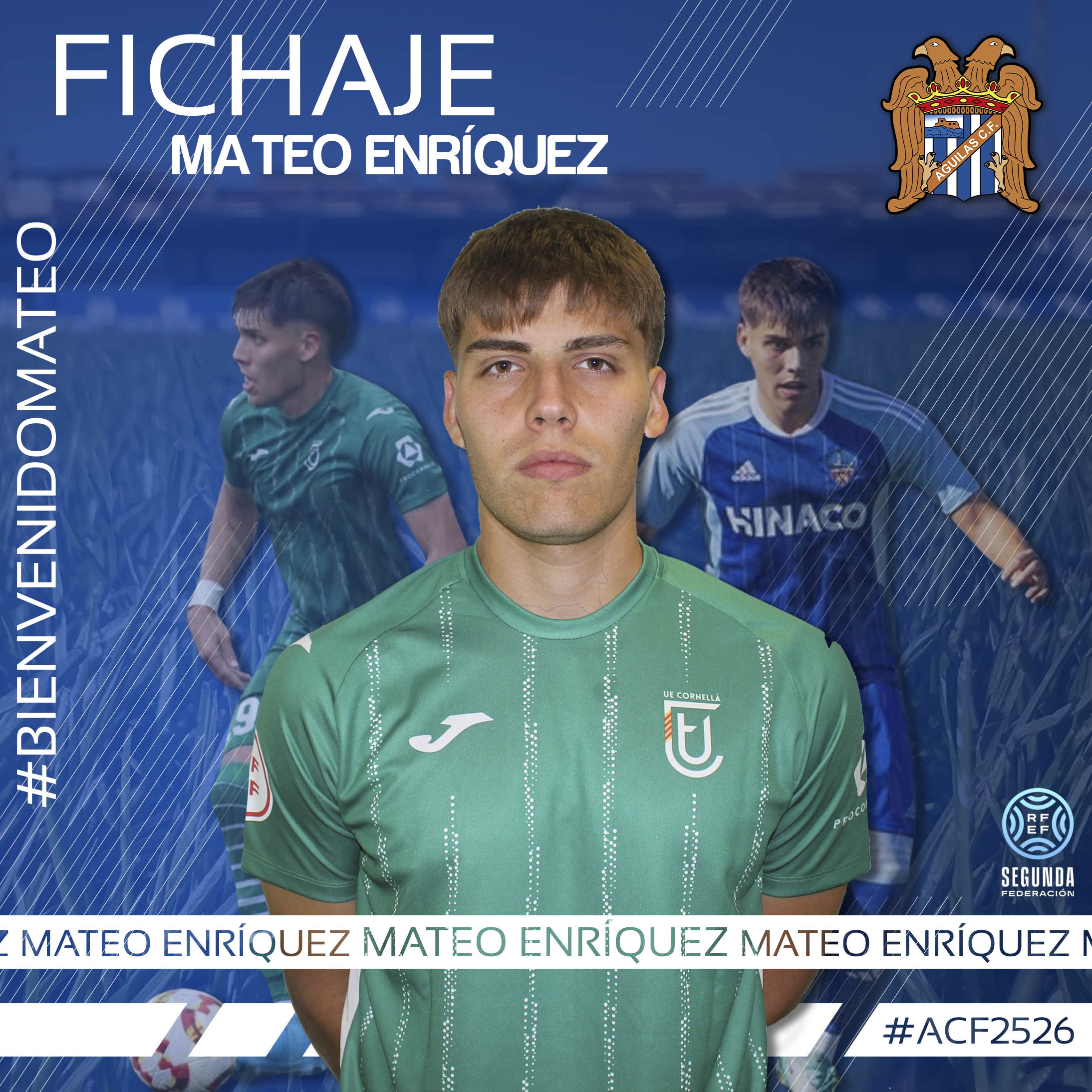 Image for Mateo Enríquez, talento y gol para la medular del nuevo Águilas