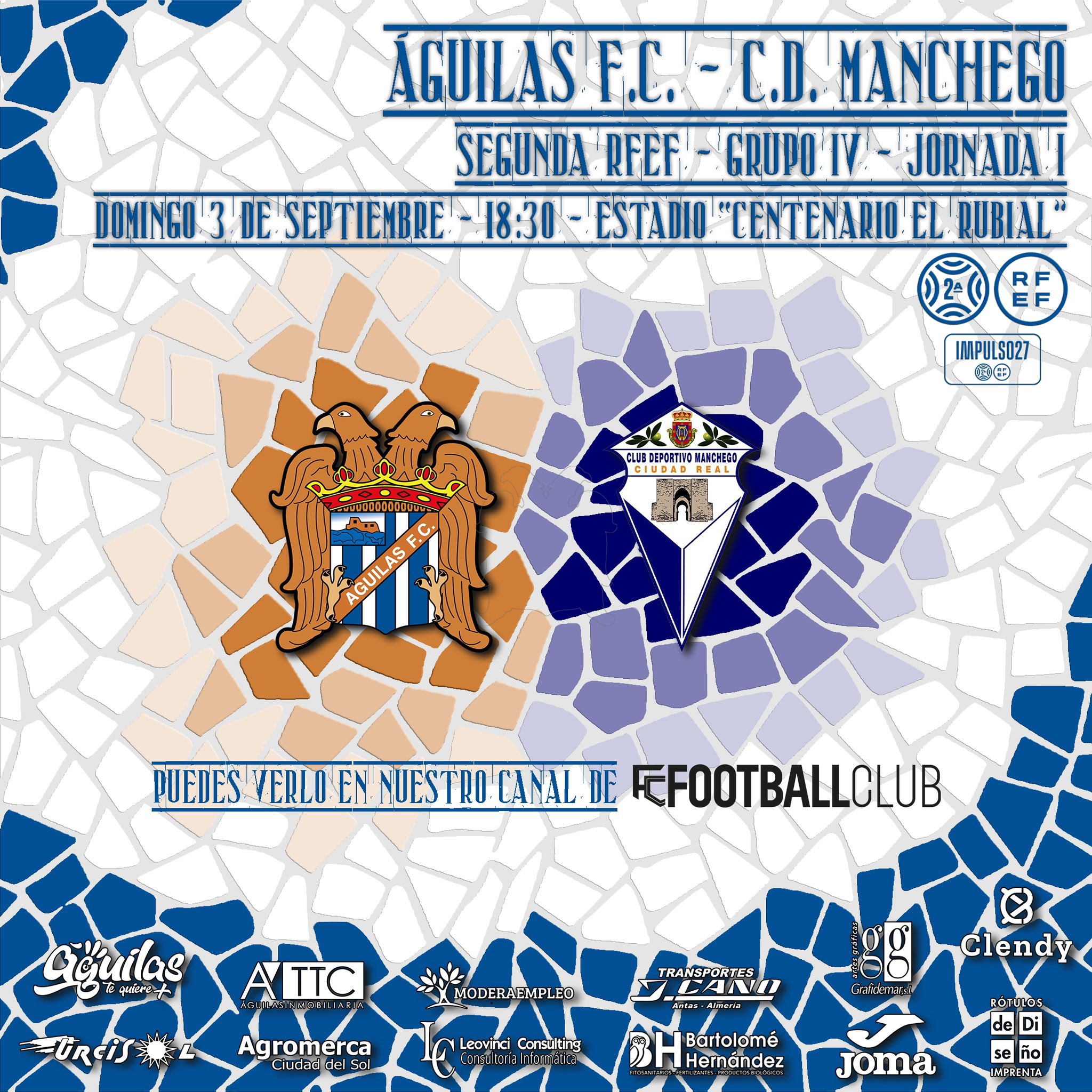 Image for Águilas F.C. - C.D. Manchego  | PREVIA | Primer examen para la ilusión del nuevo proyecto