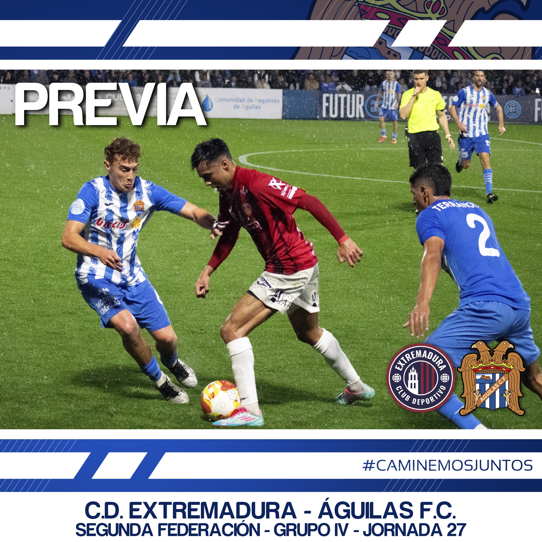 Image for Extremadura - Águilas / PREVIA // Otra cita con la historia y la máxima exigencia 