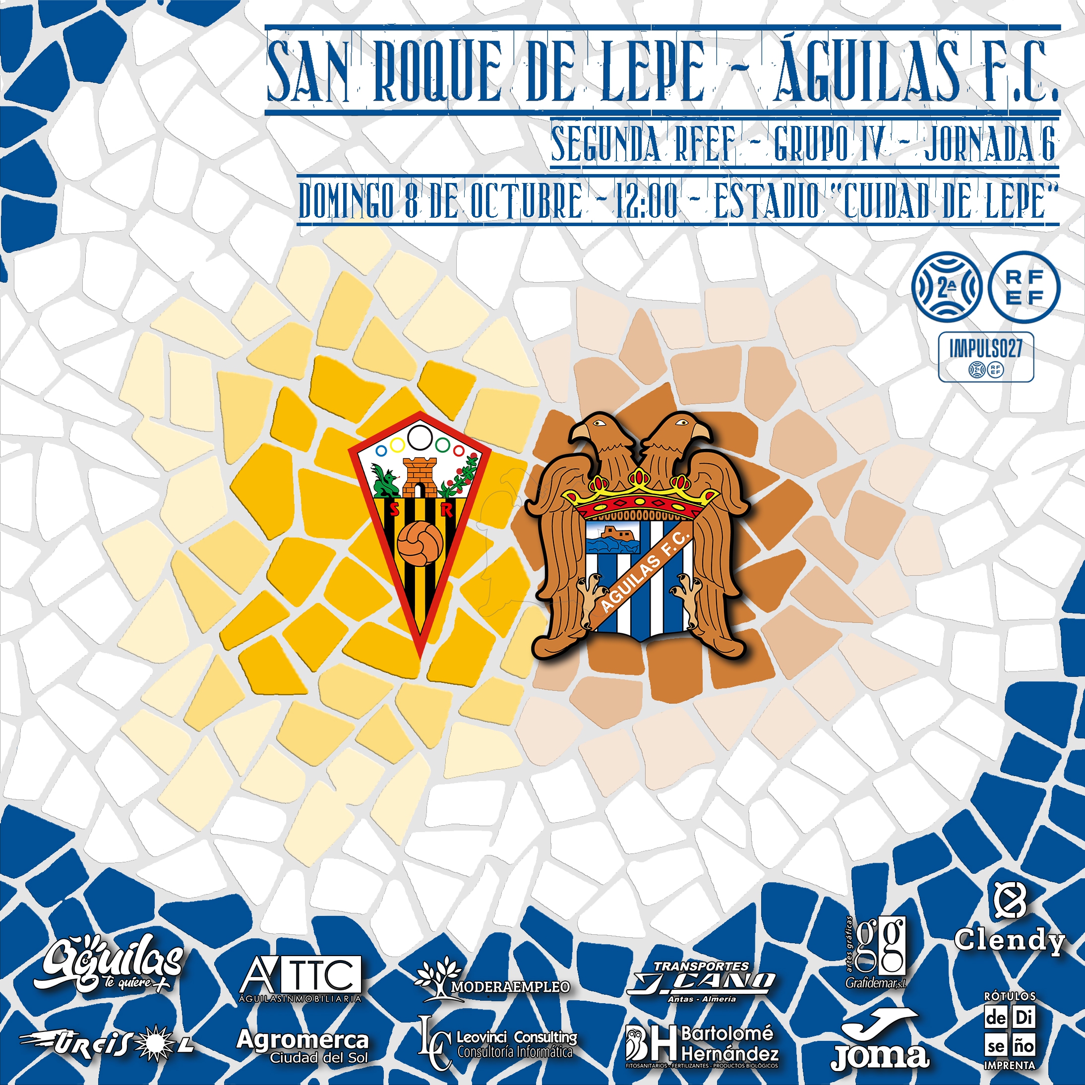 Image for C.D. San Roque de Lepe - Águilas F.C. | PREVIA | Un duelo sin hueco para los chistes