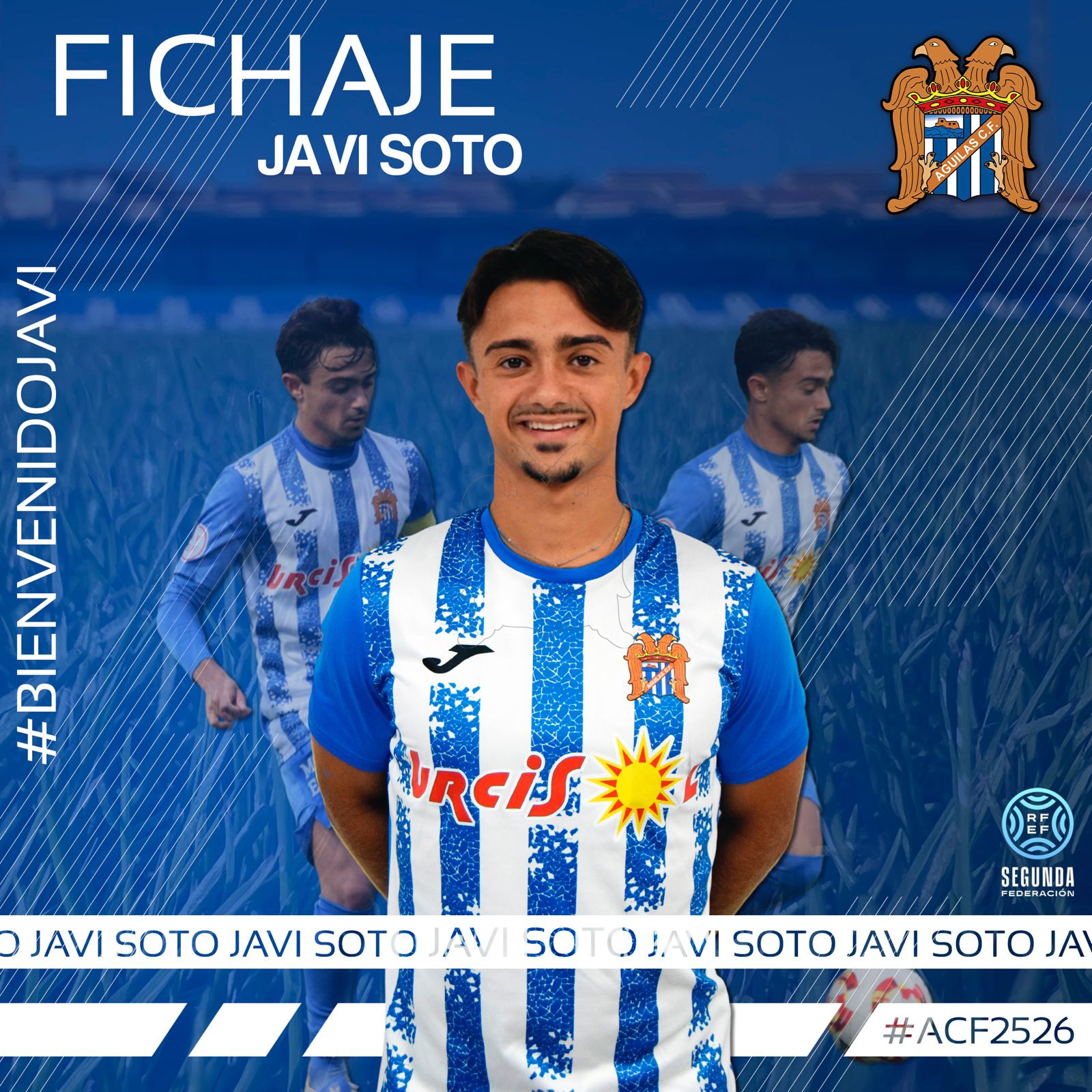 Image for El aguileño Javi Soto renueva y sube al primer equipo