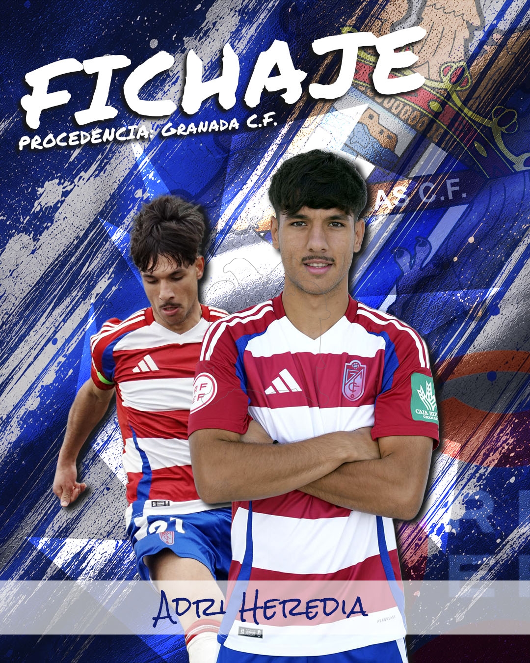Image for Adri Heredia, talento Sub-23 para el centro del campo blanquiazul