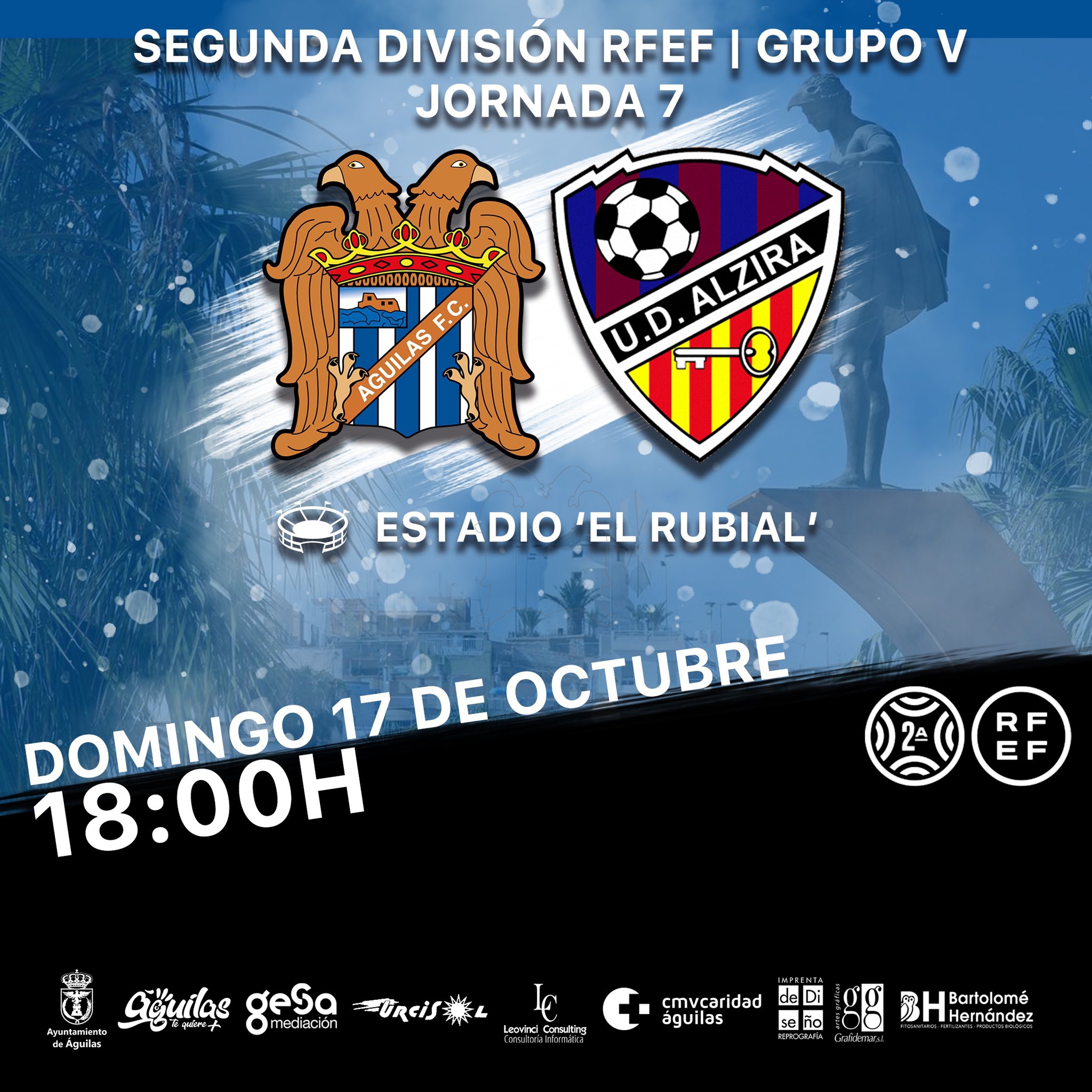 Image for Águilas F.C. - U.D. Alzira |PREVIA| Hacerse fuerte en casa