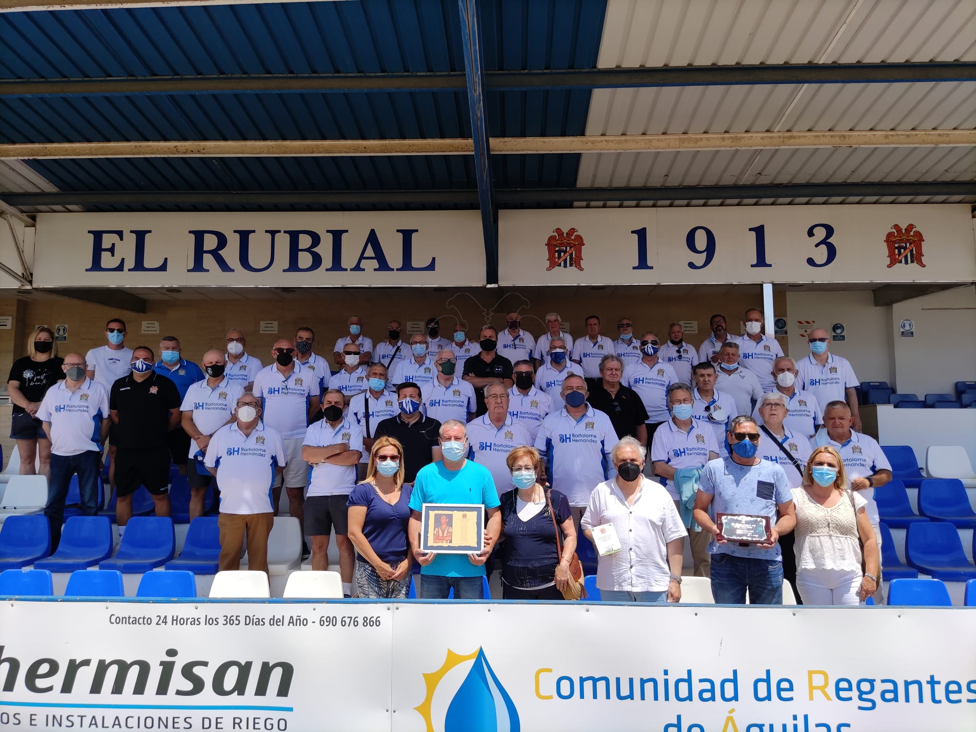 Image for La asociación de veteranos del Águilas C.F. se vuelve a reunir tras la pandemia