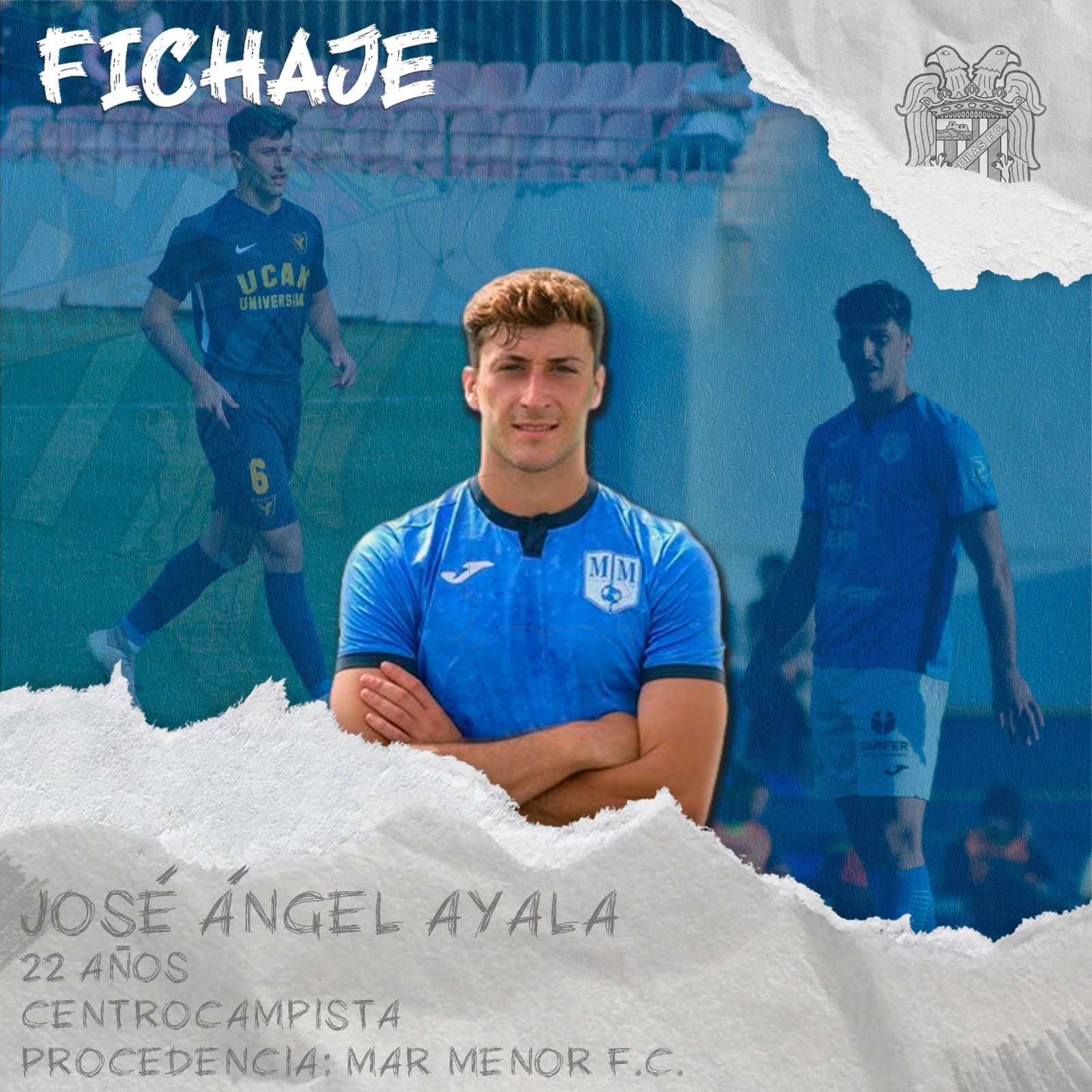 Image for El Sub-23 Ayala refuerza la plantilla del Águilas
