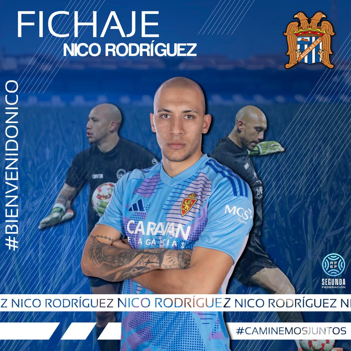 Image for Nico Rodríguez, nuevo portero del Águilas Fútbol Club