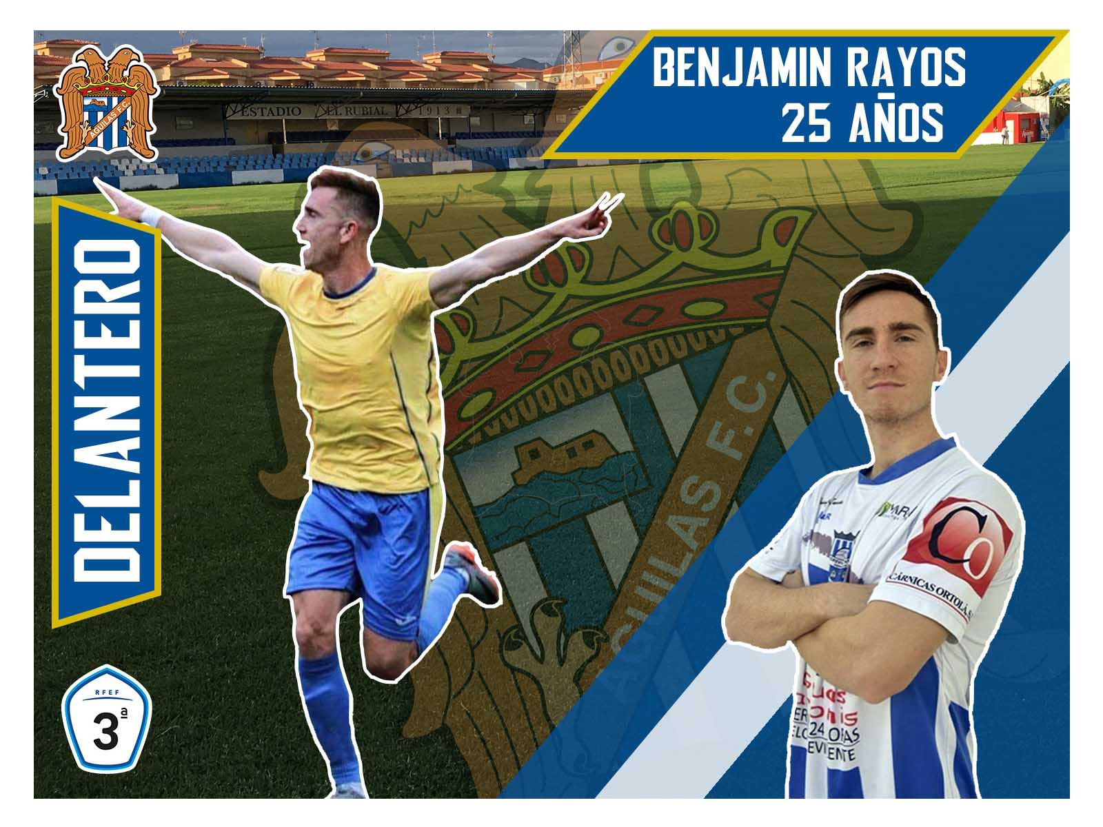 Image for Benjamín Rayos, nuevo refuerzo para el Águilas F.C.