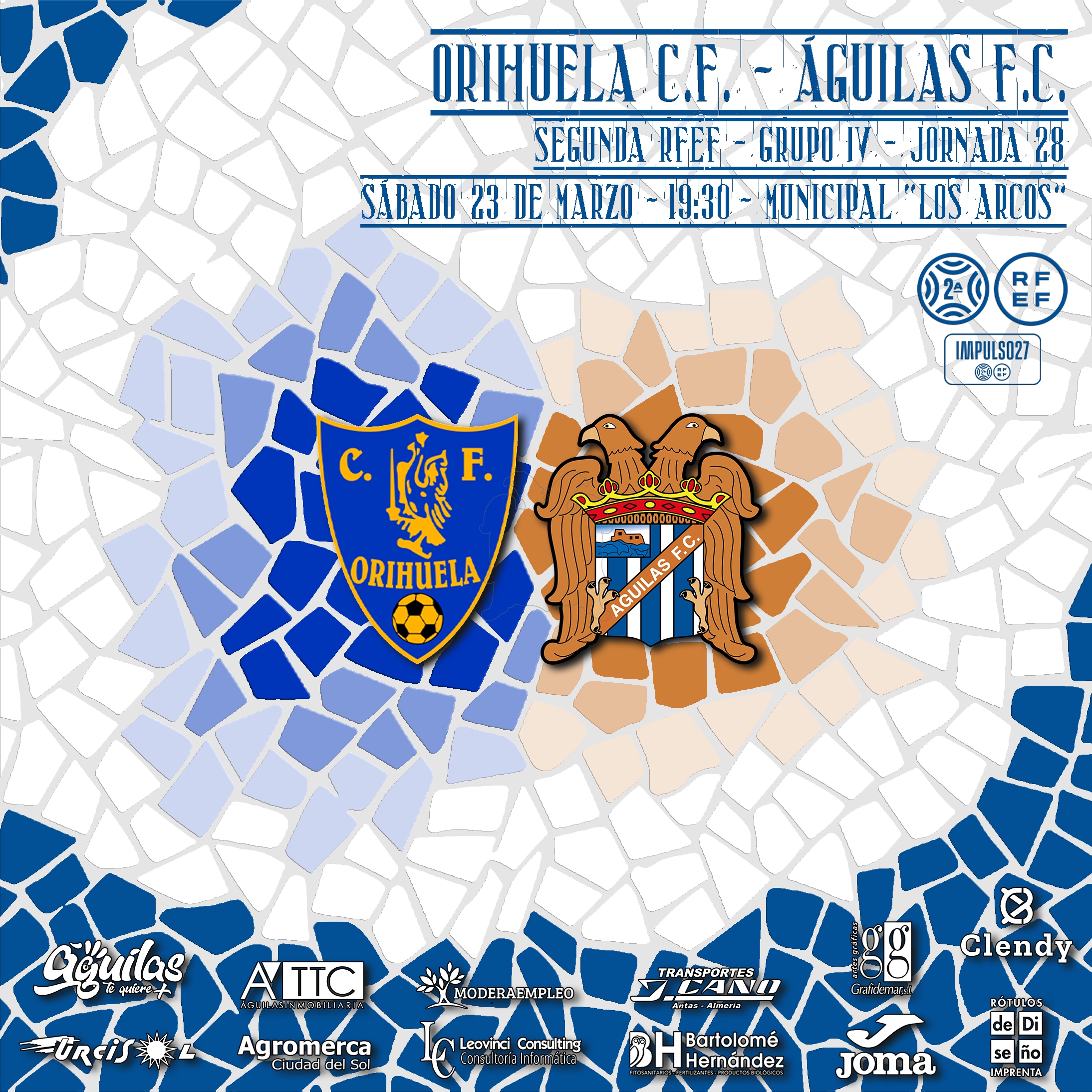 Orihuela C.F. - Águilas F.C. | PREVIA | Empatados a puntos, pero no a dinámicas