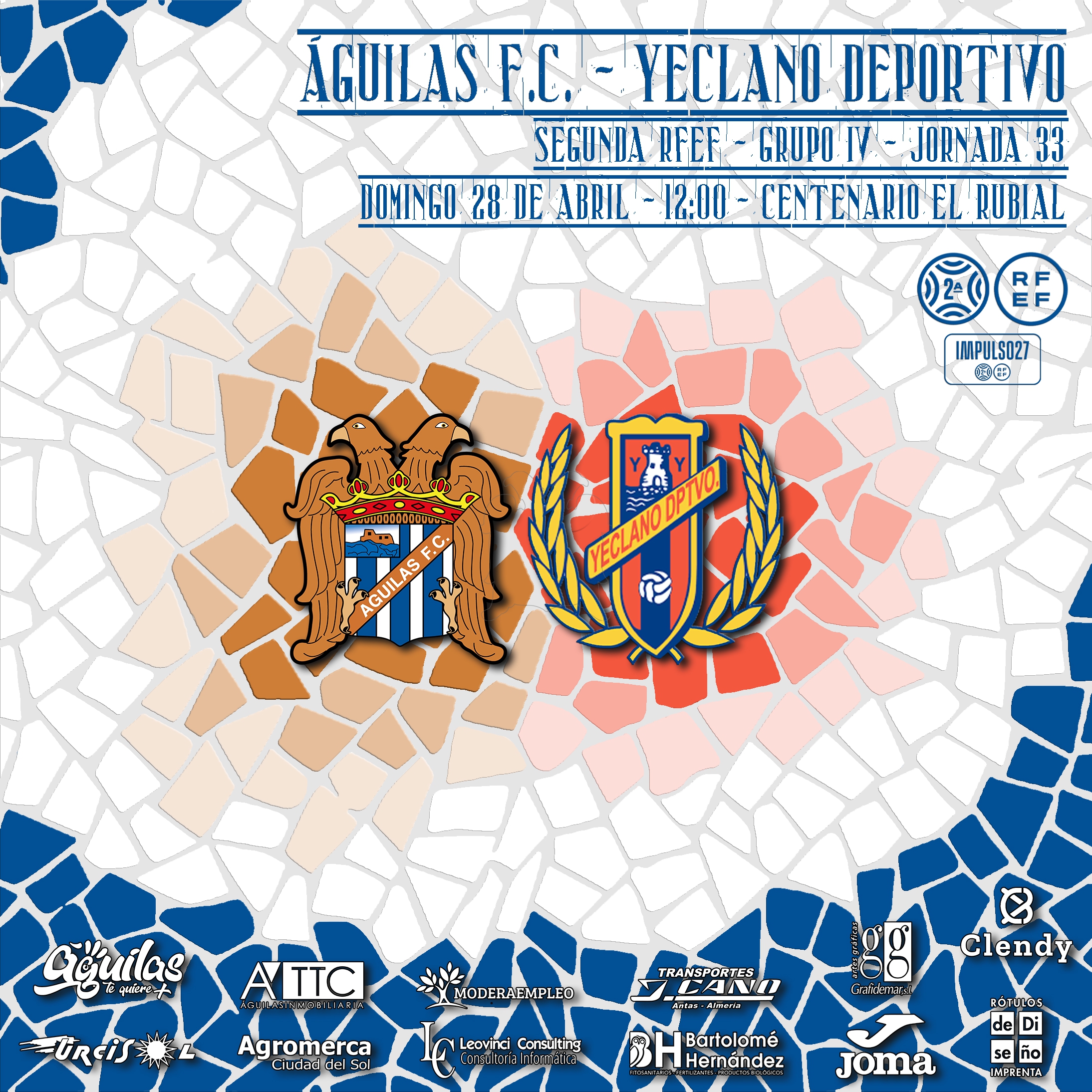 Águilas F.C. - Yeclano Dptvo.  | PREVIA | El último tren pasa por El Rubial