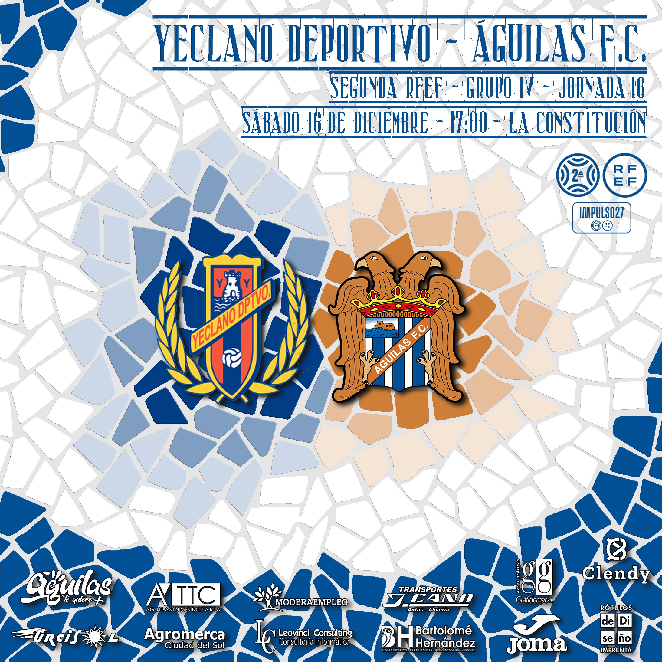 Yeclano Dep. - Águilas F.C. | PREVIA | El regreso de un clásico para despedir el 2023