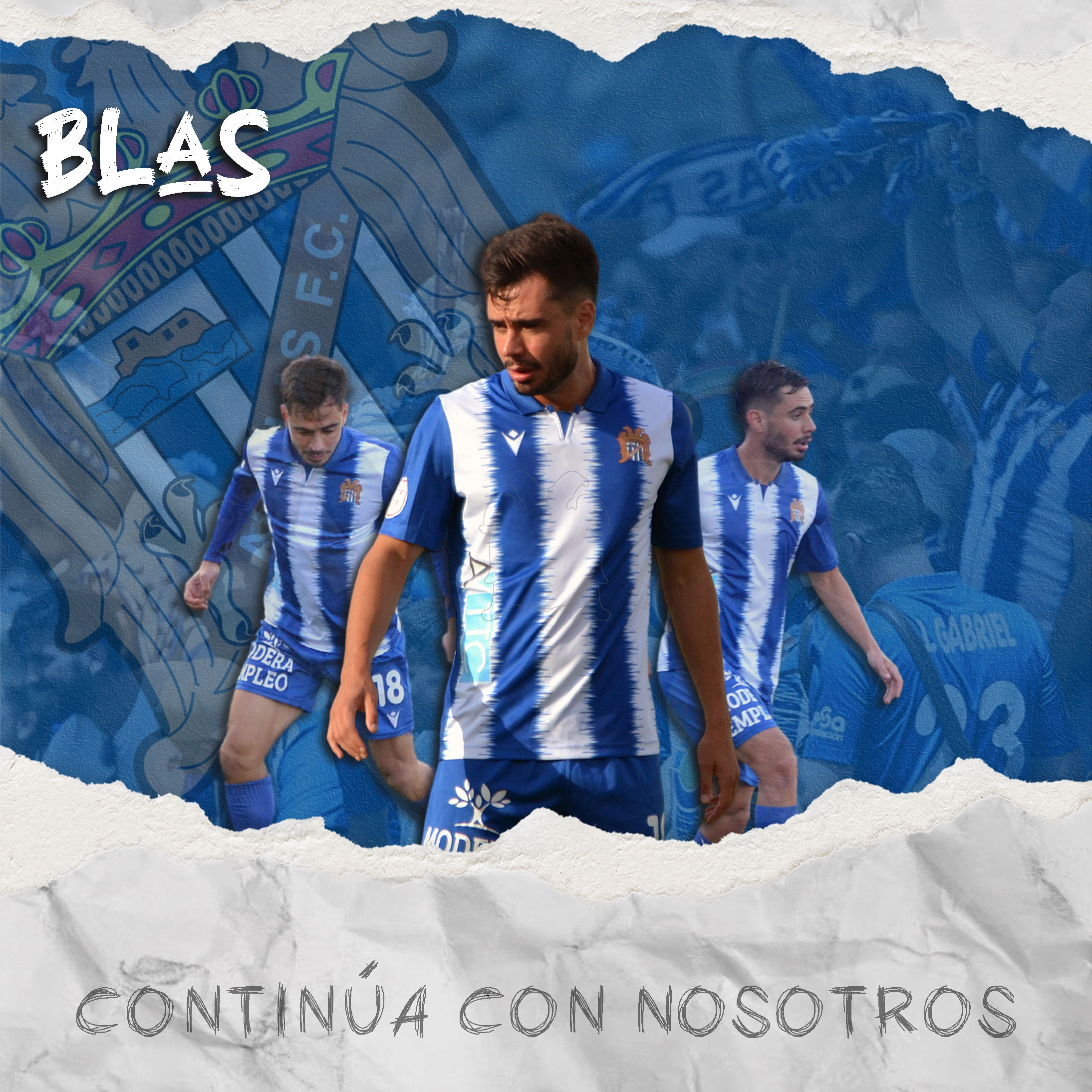 Blas seguirá subiendo la banda del Rubial