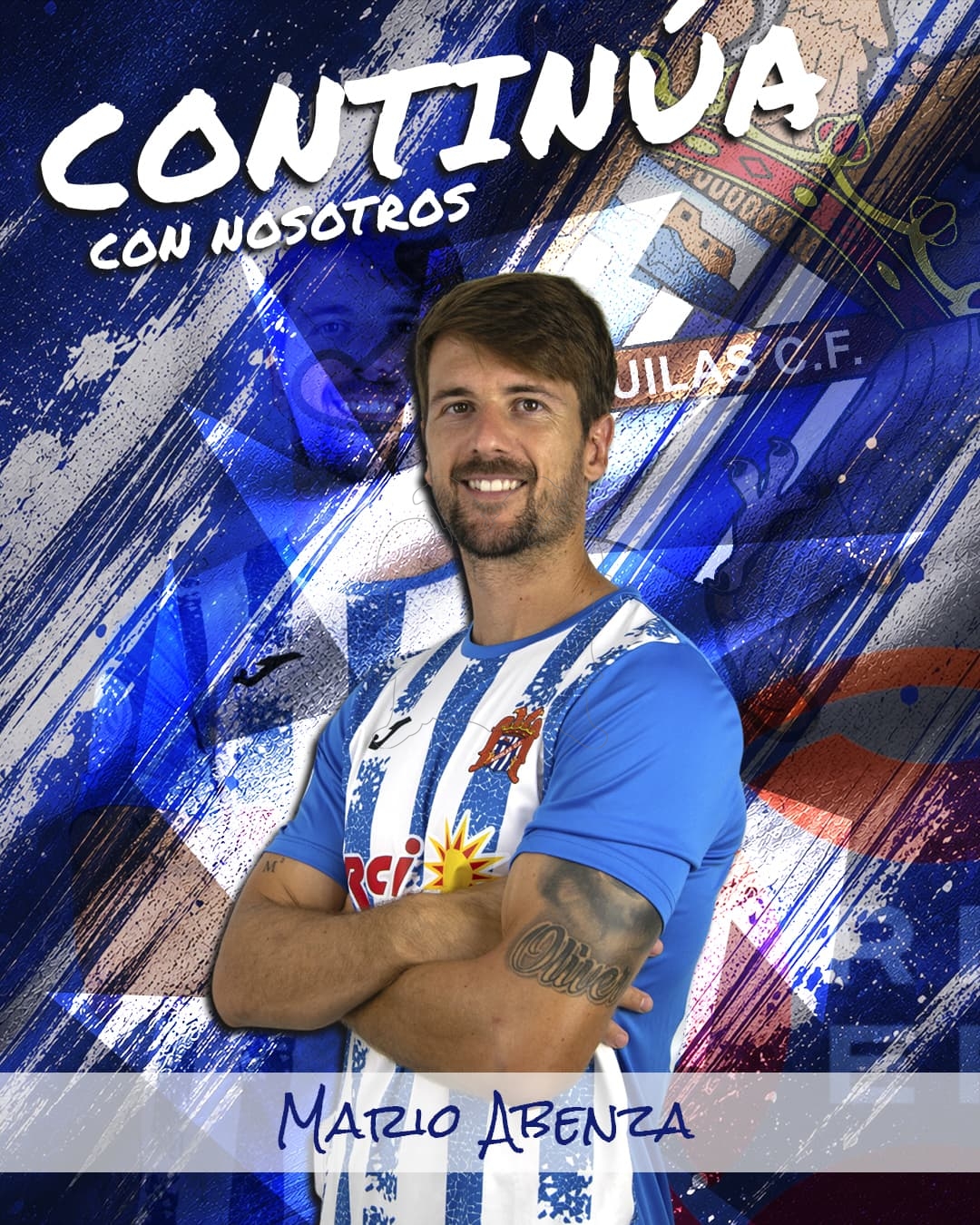 Mario Abenza seguirá capitaneando al Águilas en Primera Federación