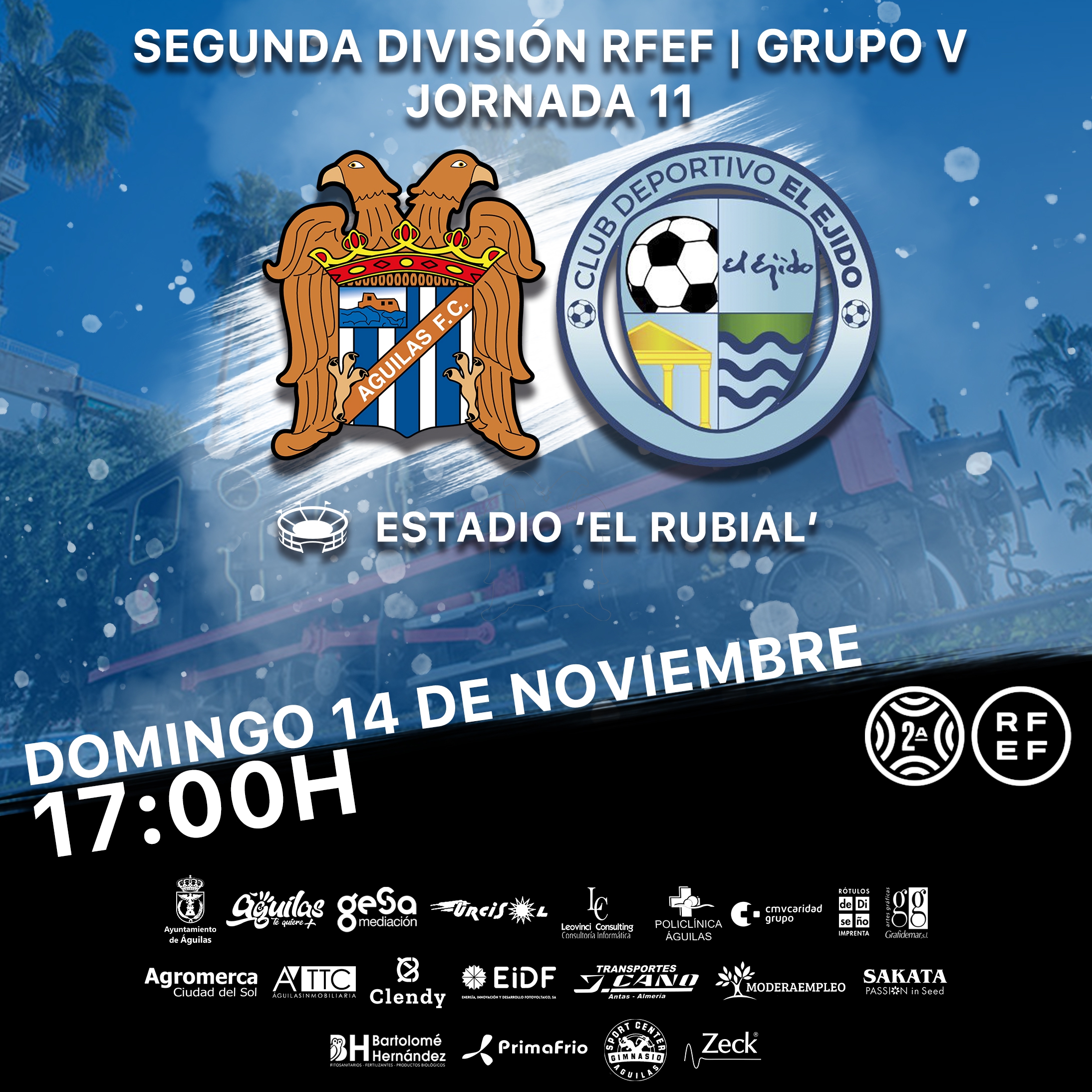 Jornada 11 14/11/21 Águilas Fútbol Club – Club Dpto. El Ejido 2012. Que la transición sea con victoria