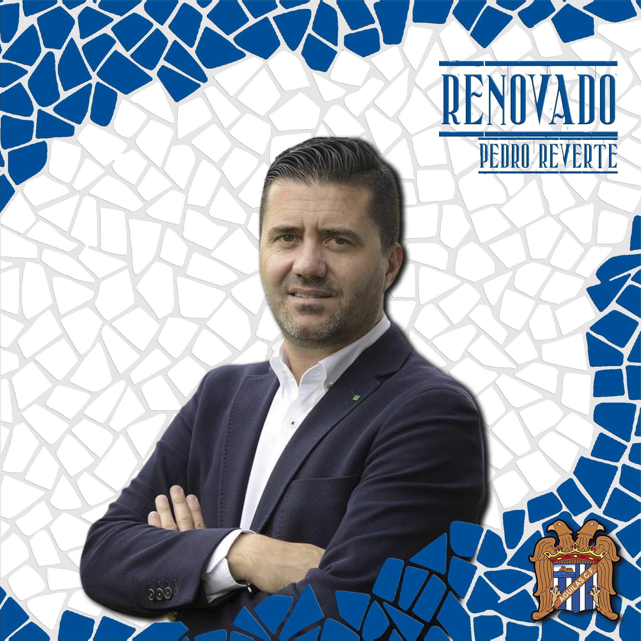 El Águilas pone la primera piedra del nuevo proyecto con la renovación de Pedro Reverte